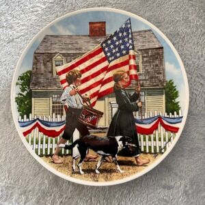 Vintage Knowles "The Fourth of July" Limited Edition Collector‎ Plate 1978 USA